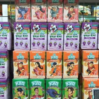 Sữa trái cây kun 4 hộp 110ml / 180ml