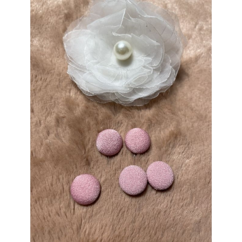 Combo 10 cúc bọc vải 16mm nhiều màu đính nút cài, trang trí, làm handmade