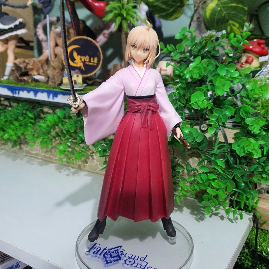 Mô hình Okita Souji Saber Fate Grand Order hãng SEGA 22cm, Anime figure chính hãng Nhật Bản