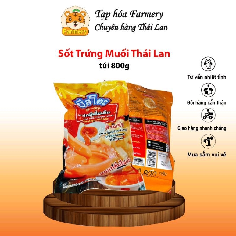 Sốt Trứng Muối túi 800g Thái Lan