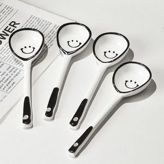 Sét 2 Bát  2 Thìa Smile Dễ Thương Cho Bé