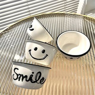 Sét 2 Bát  2 Thìa Smile Dễ Thương Cho Bé