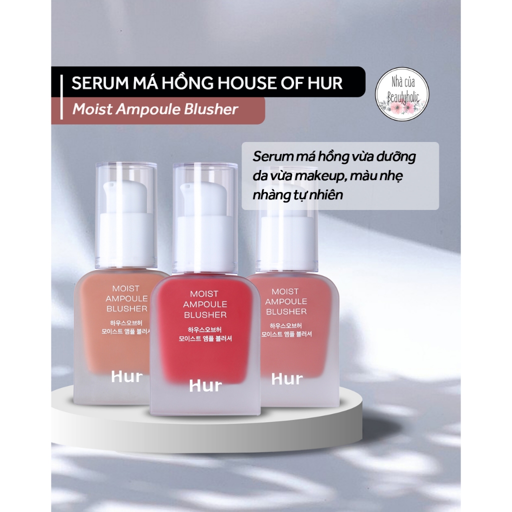 Tinh chất má hồng kem HOUSE OF HUR MOIST AMPOULE BLUSHER