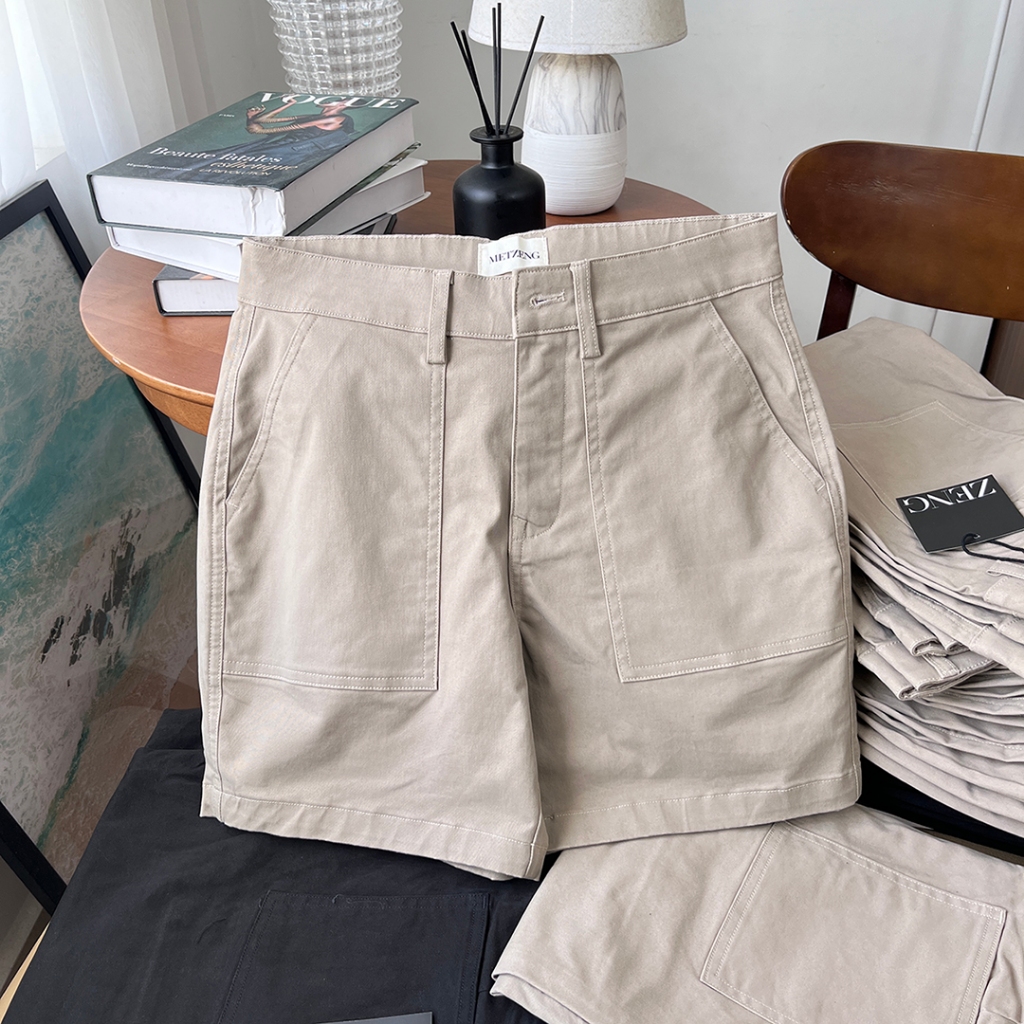 Quần short nam kaki Abo Short trên gối