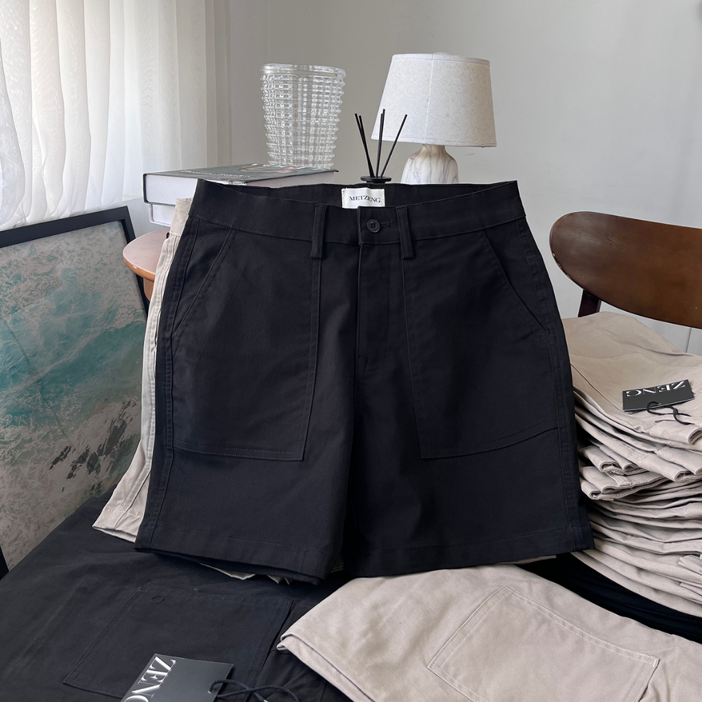 Quần short nam kaki Abo Short trên gối