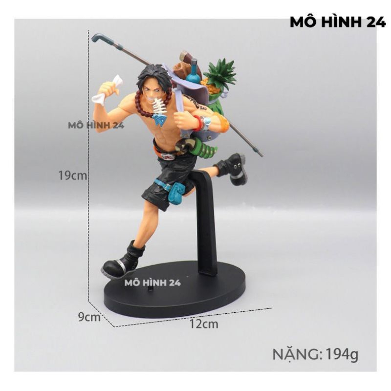 Combo 3 mô hình 3 anh em One piece Luffy Sabo Ace