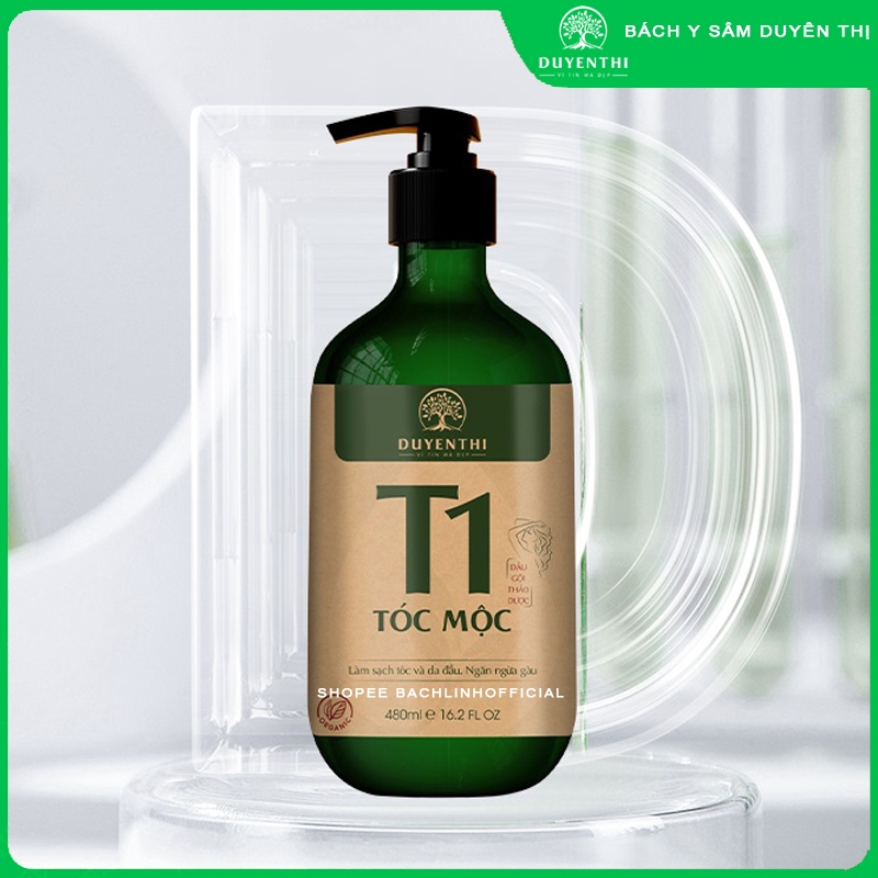 Dầu Gội Tóc Mộc Duyên Thị T1 Bách Y Sâm 480ML