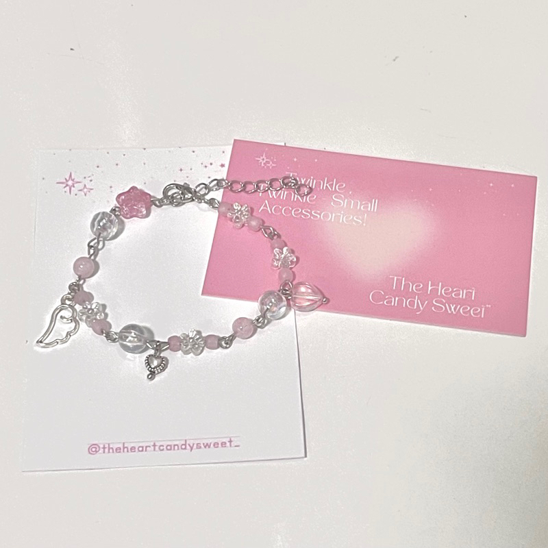 ˖⁺‧₊˚ ♡ ˚₊‧⁺˖ VÒNG TAY ANGLEPINK