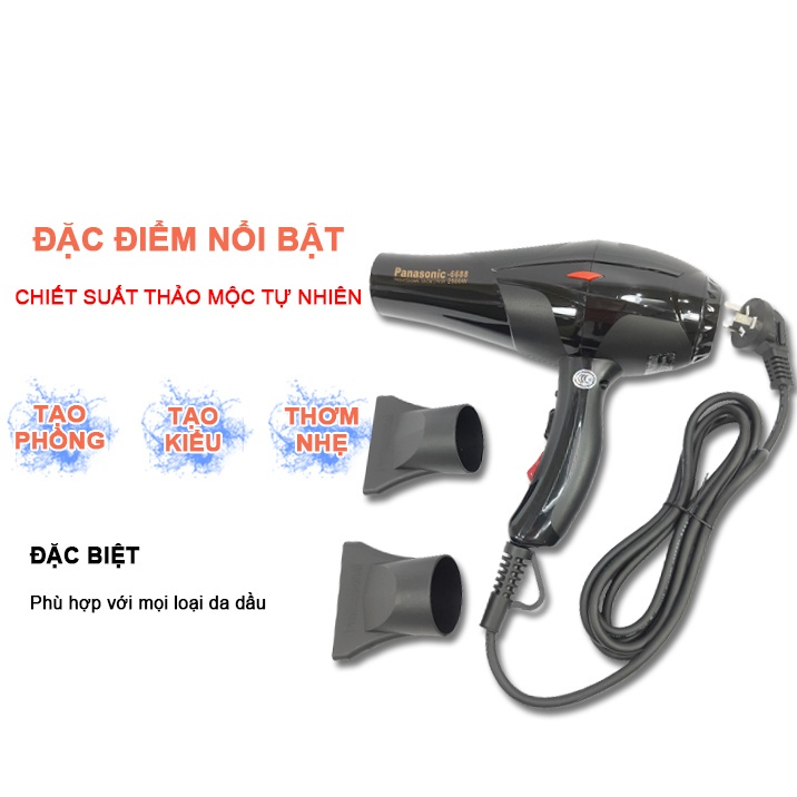 Máy sấy panasonic 6668 2300w chuyên dụng cho salon