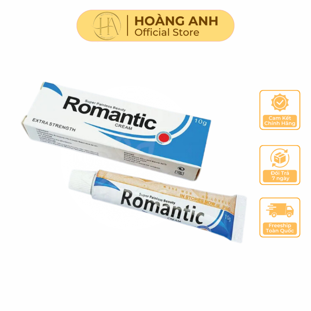 Dưỡng ủ phun xăm Romantic 10g dùng trong phun xăm thẩm mỹ