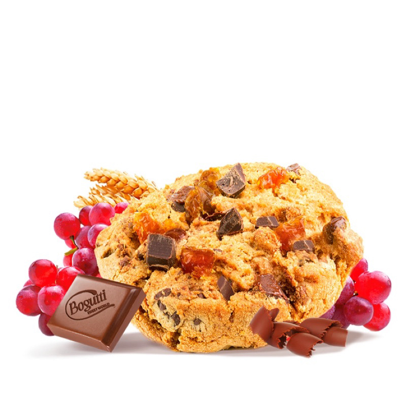 Bánh Quy Chocolate Chips Hạt Phỉ Và socola hiệu Bogutti American Style – Hộp Thiếc 450g Nhập khẩu Ba Lan