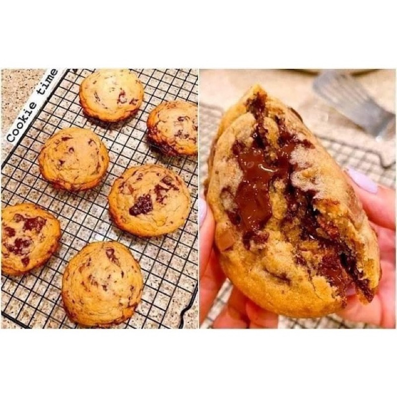 Bánh Quy Chocolate Chips Hạt Phỉ Và socola hiệu Bogutti American Style – Hộp Thiếc 450g Nhập khẩu Ba Lan