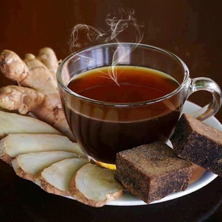 Trà gừng đường nâu