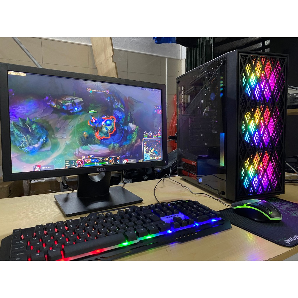 Màn Hình Máy Tính Cây Để Bàn 20", 22", 24" Inch Độ Phân Giải Full HD 1920 x 1080 Chơi Game - Thiết Kế Đồ Họa Chính Hãng