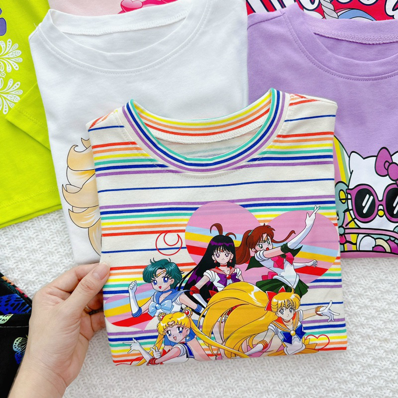 Bộ Dài Tay Bé Gái Thun Cotton VNXK