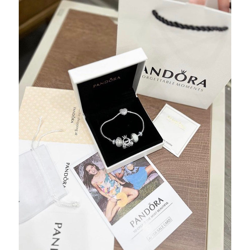 Vòng charm Pandora x Disney full hộp túi tag hãng