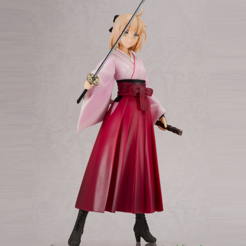 Mô hình Okita Souji Saber Fate Grand Order hãng SEGA 22cm, Anime figure chính hãng Nhật Bản