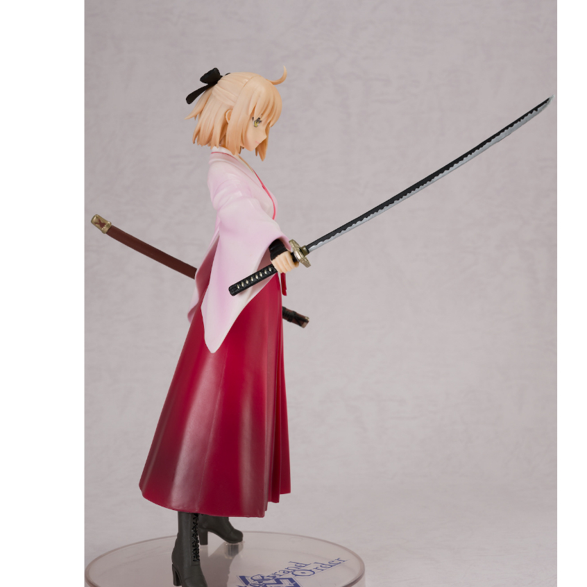 Mô hình Okita Souji Saber Fate Grand Order hãng SEGA 22cm, Anime figure chính hãng Nhật Bản