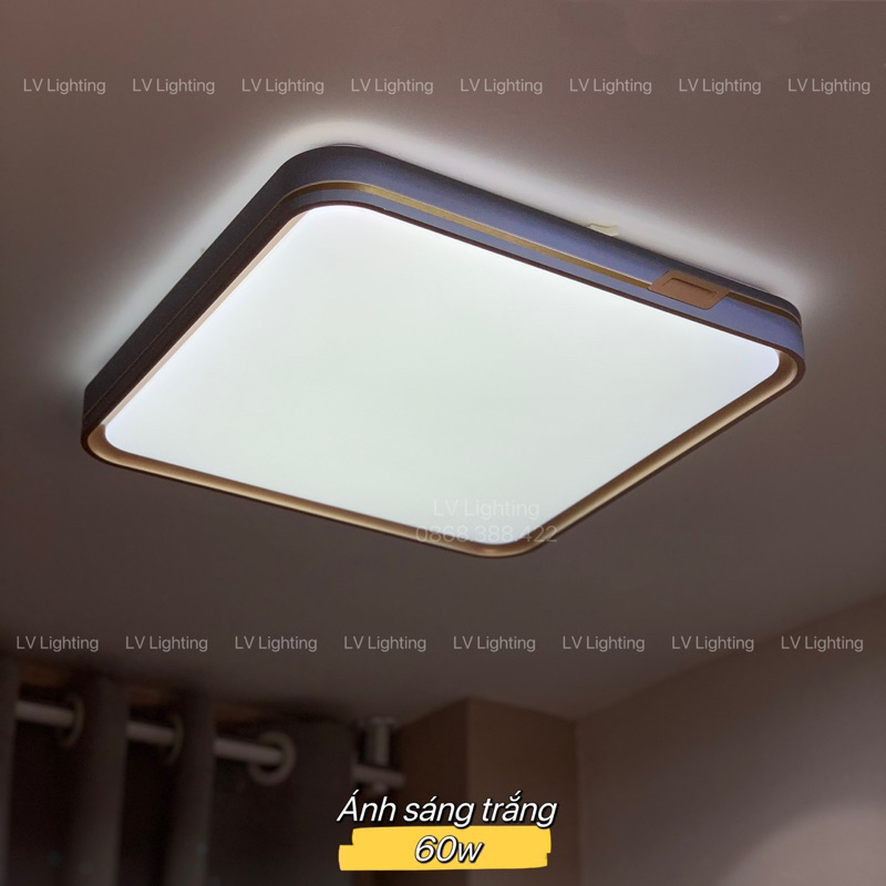 Đèn trần phòng khách - kích cỡ 50cm - mã 8016 - hình vuông hoặc hình tròn