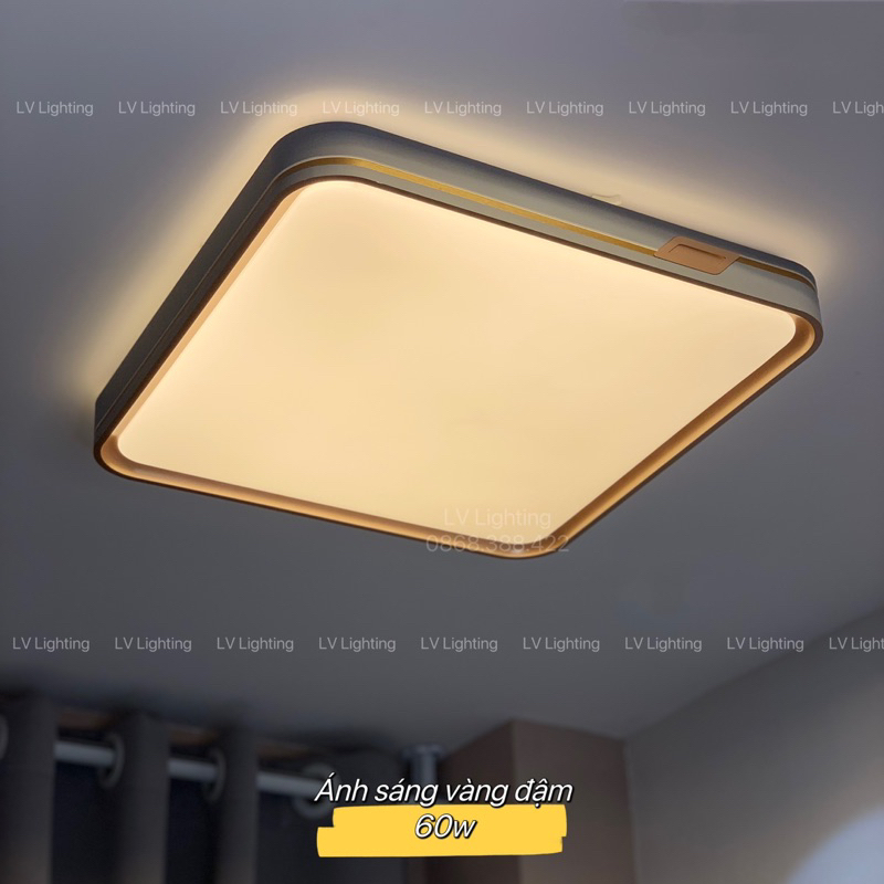 Đèn trần phòng khách - kích cỡ 50cm - mã 8016 - hình vuông hoặc hình tròn