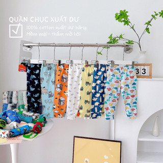 Quan - set 5 quần dài chục cho bé trai 6 - 28kg - xưởng may quần chục cho bé