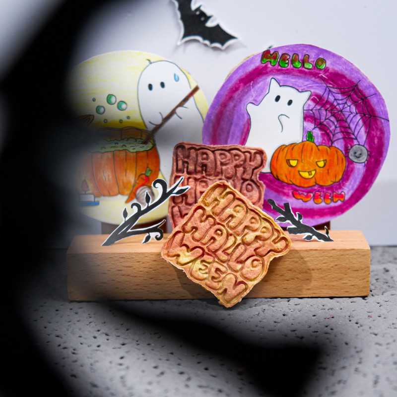 Bánh Sấy Khô Homemade Cho Chó Nhân Cá Basa / Thịt Heo Kẹo Sữa Bí Đỏ Dịp Halloween Cho Thú Cưng