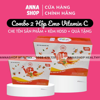 Combo 2 hộp giảm cân vita c emoslim chính hãng/ ho tro giam can