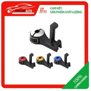 Móc treo đồ ô tô-móc treo đồ sau ghế xe hơi ô tô kiêm kẹp điện thoại tiện lợi