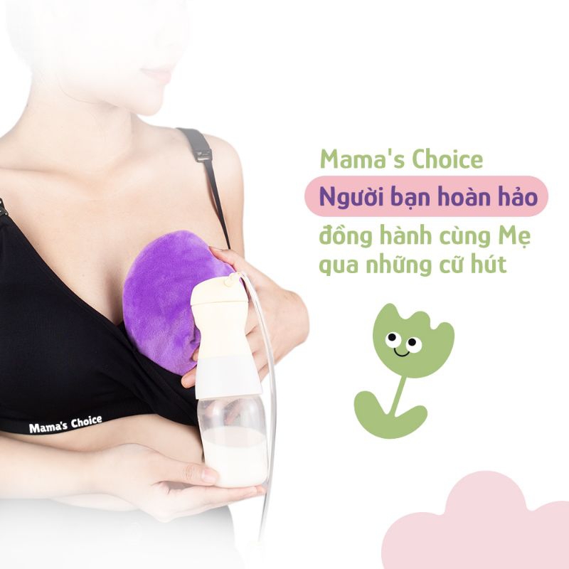 Túi Chườm Ngực Mama's Choice, Chườm Nóng Lạnh Giúp Mẹ Thông Tắc Tia Sữa, Kích Sữa, Giảm Đau Ti Hiệu Quả, Hộp 2 Túi