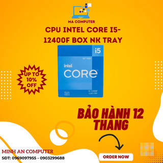 Cpu intel core i5-12400f 6 cores 12 threads