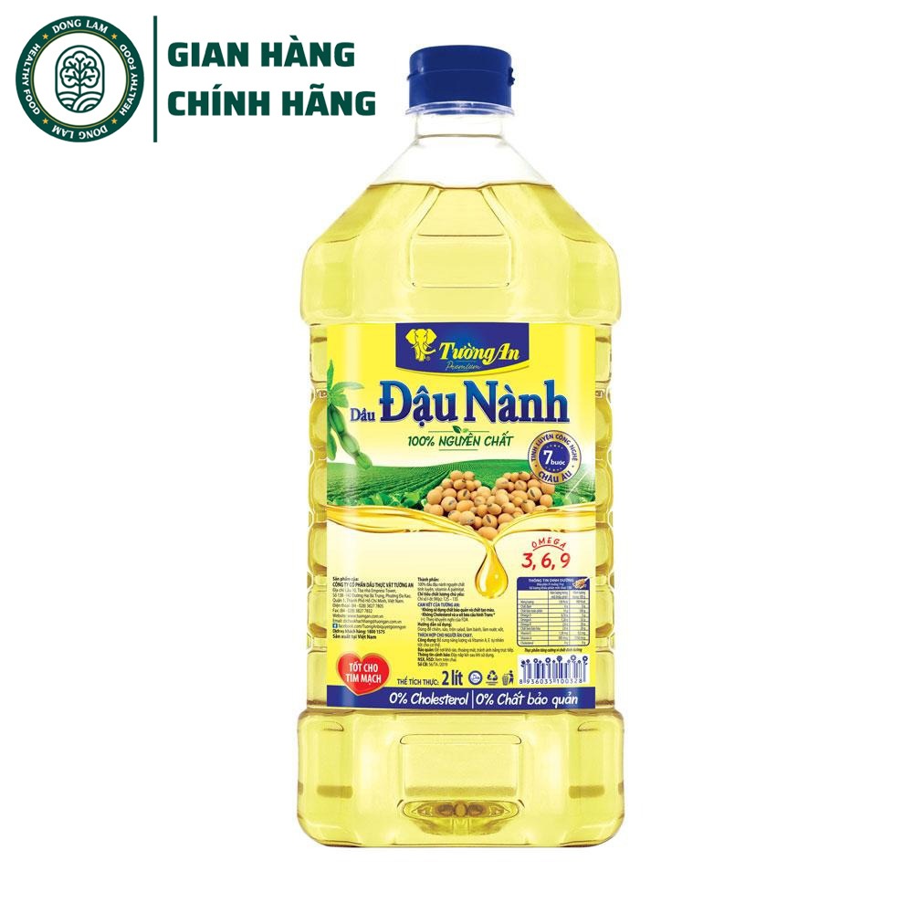 Dầu ăn TƯỜNG AN Cooking Oil / Đậu Nành chai 1 lít