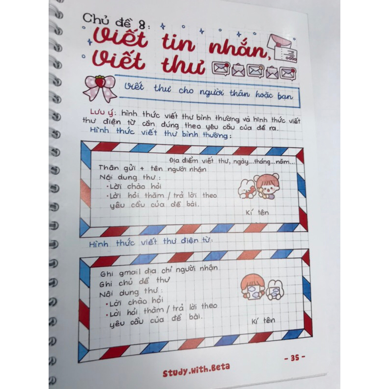 Sổ lò xo takenote Tập Làm Văn lớp 2-3 các bài văn mẫu