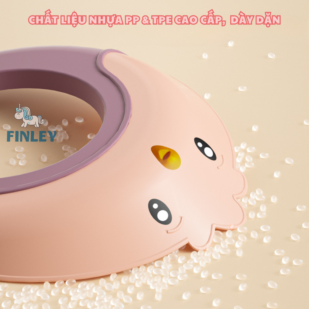 Mũ gội đầu mũ tắm cho bé hình cá voi siêu đáng yêu