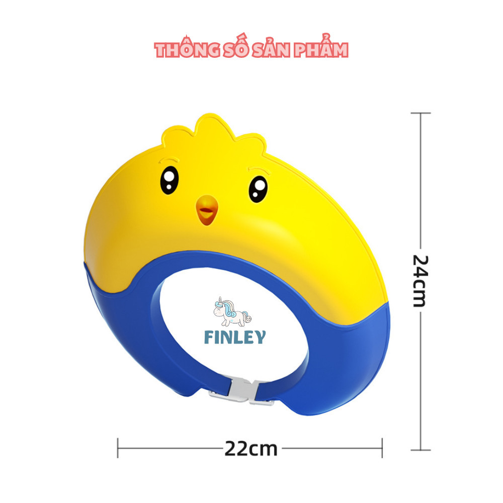 Mũ gội đầu mũ tắm cho bé hình cá voi siêu đáng yêu