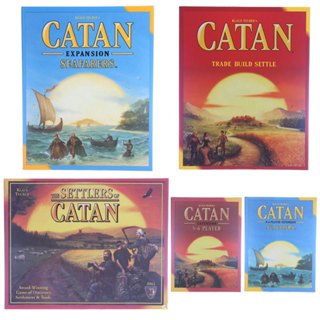 Trò chơi Catan và các bản mở rộng – Catan Boardgame & Expansion (Trade Build Settle) - Bản tiếng Anh chất lượng cao