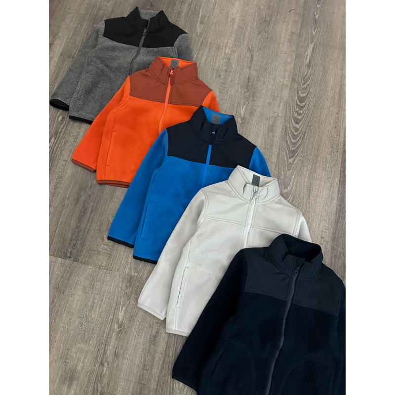 Áo khoác nỉ phối gió Uni kid