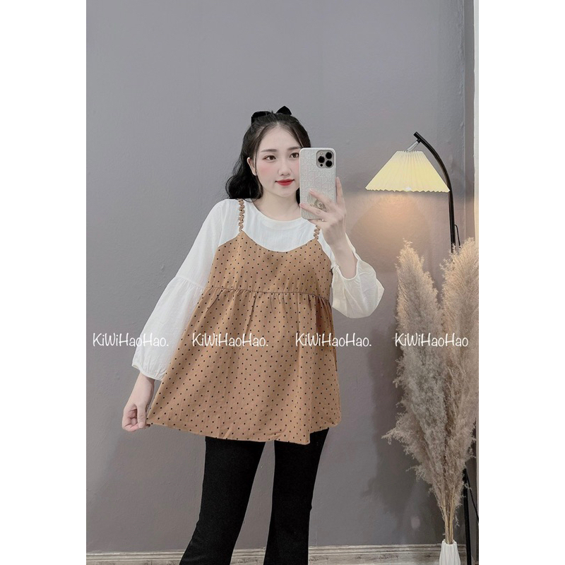 ÁO BẦU DÀI TAY  - BI YẾM NHUNG  SANG -3 MÀU