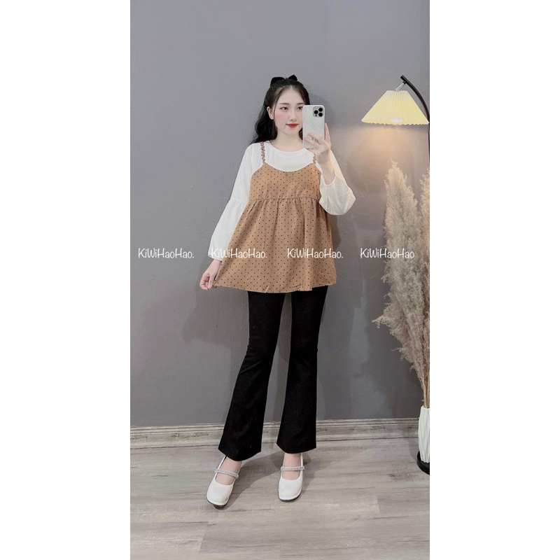 ÁO BẦU DÀI TAY  - BI YẾM NHUNG  SANG -3 MÀU