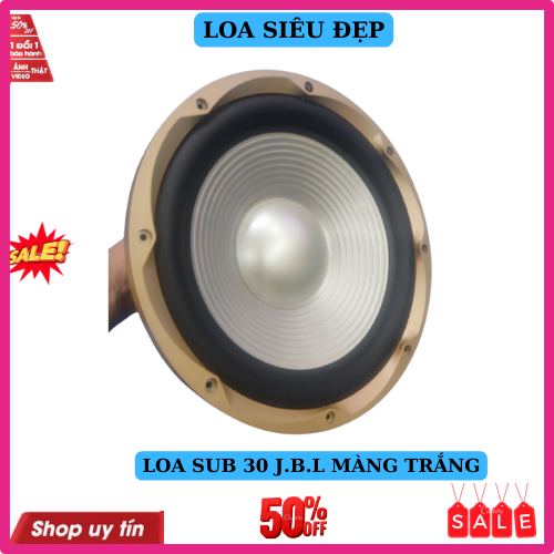 Loa sub bass 30 jbl từ 140 màng trắng gân cao su siêu chất giá 1 chiếc