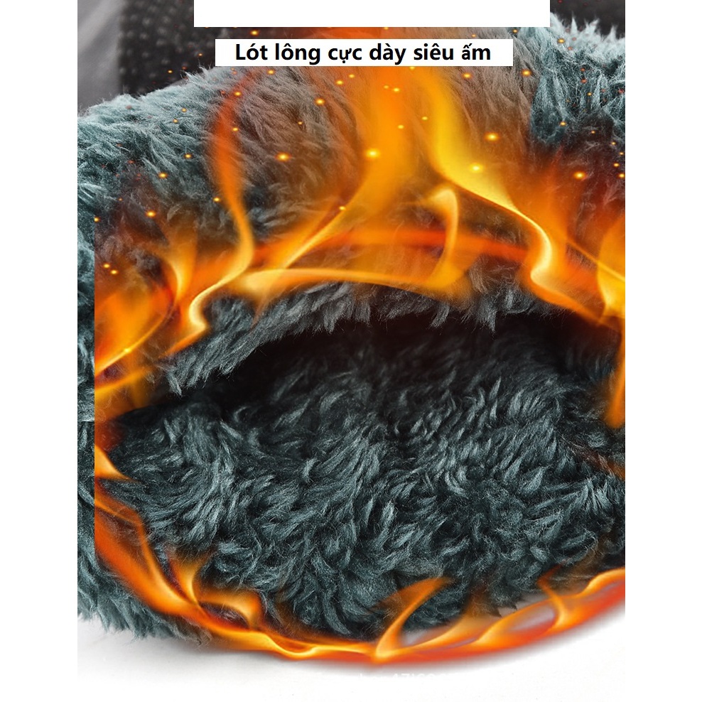 Găng Tay Da Lót Lông chất liệu cao cấp thích hợp sử dụng cho mùa đông vô cùng ấm - mẫu găng tay dày