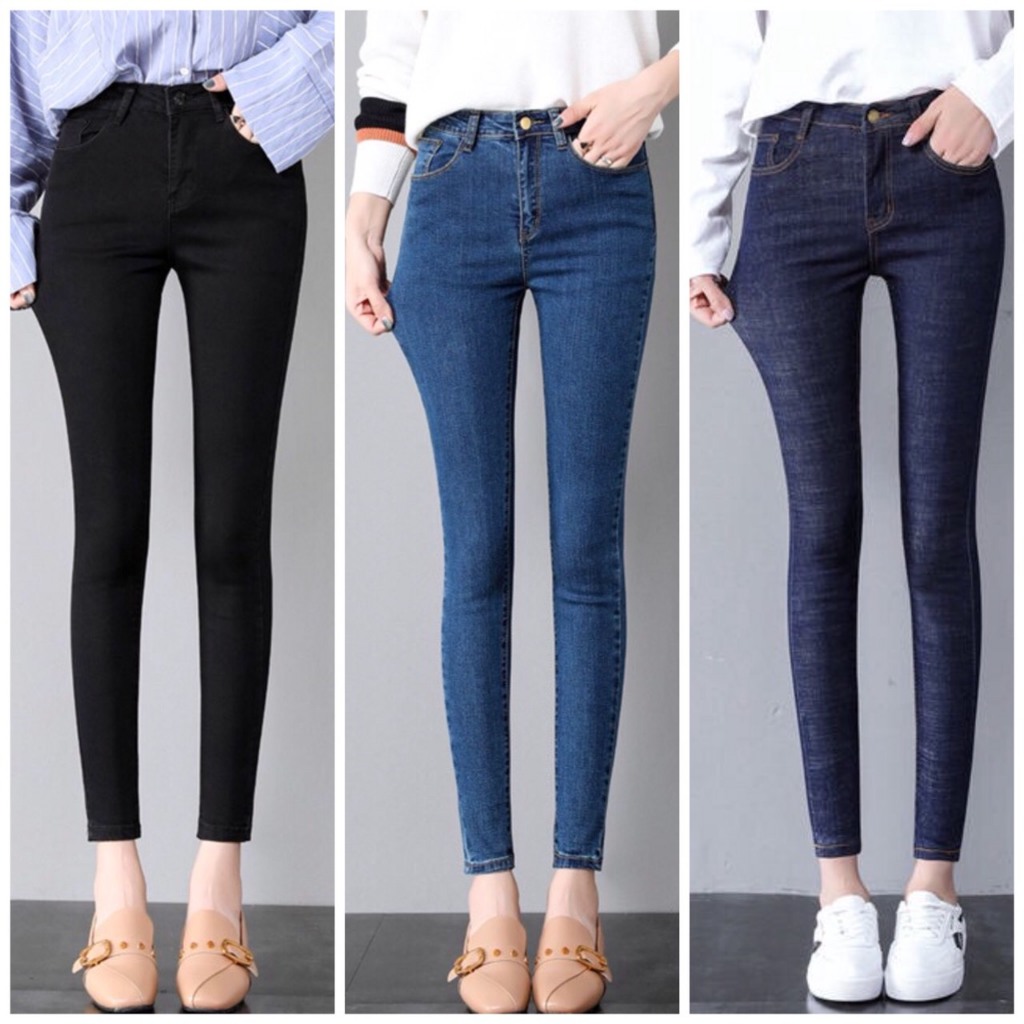 Quần jean nữ skinny co giãn,quần bò nữ