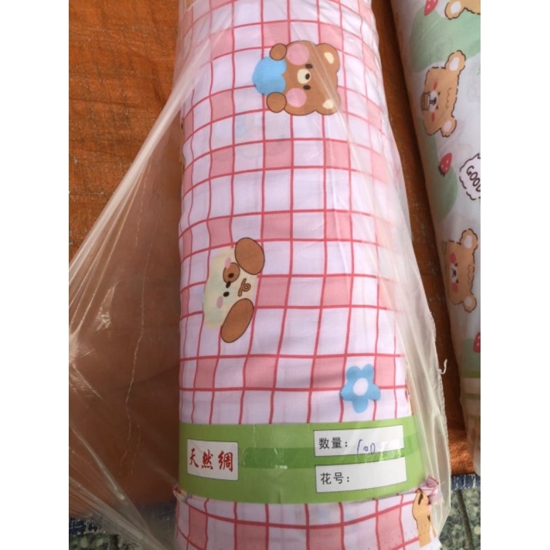 Vải tole lanh loại 1, thấm hút mồ hôi, mặc mát. may đồ bộ, váy ngủ và quần áo trẻ em nó