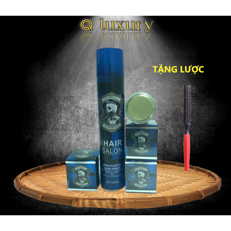 Mẹt gôm + sáp vuốt tóc Gentleman's Clay Wax - sáp tạo kiểu tóc nam thơm, giữ nếp tốt