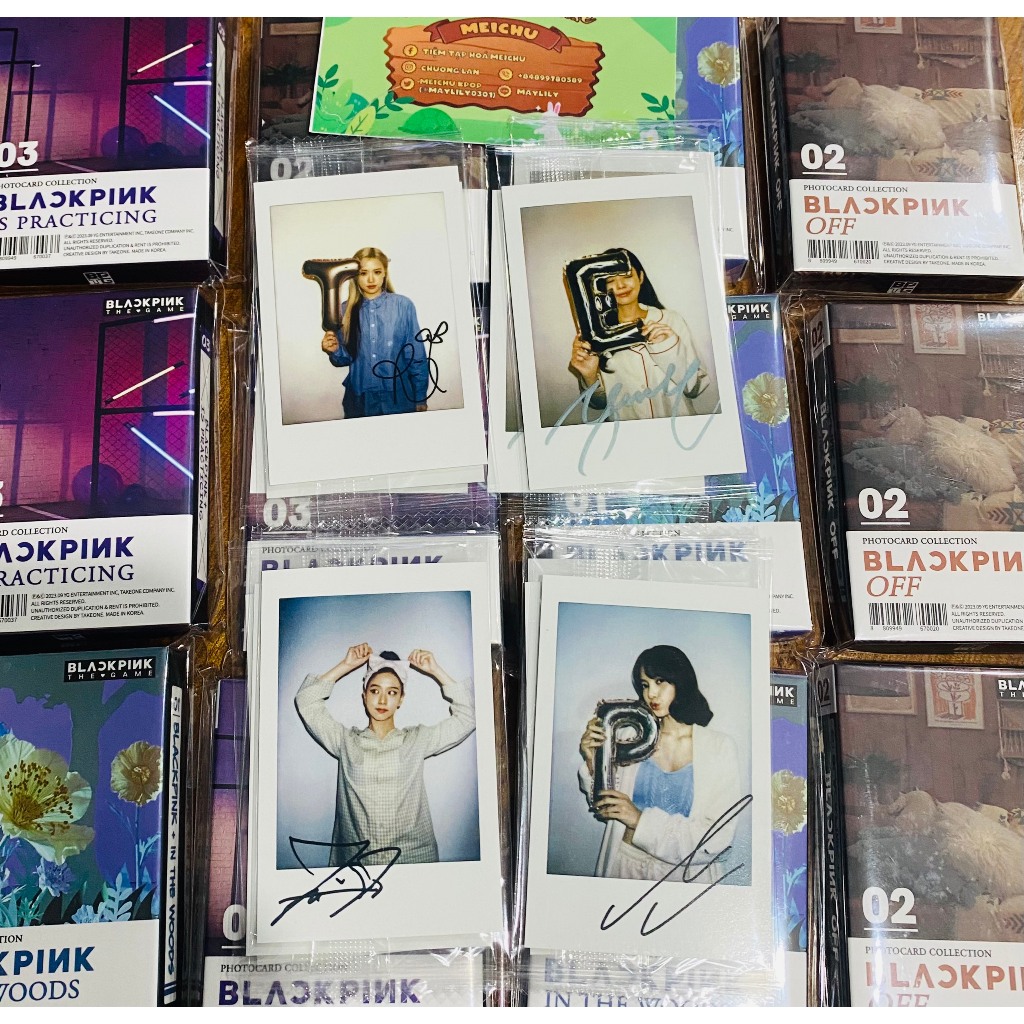 BỘ SƯU TẬP THẺ BÀI GAME BLACKPINK PHOTOCARD COLLECTION