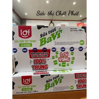 Thùng sữa ba vì có đường thùng 48 hộp 110ml