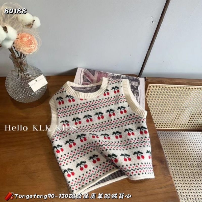 Áo gile len nhiều mẫu