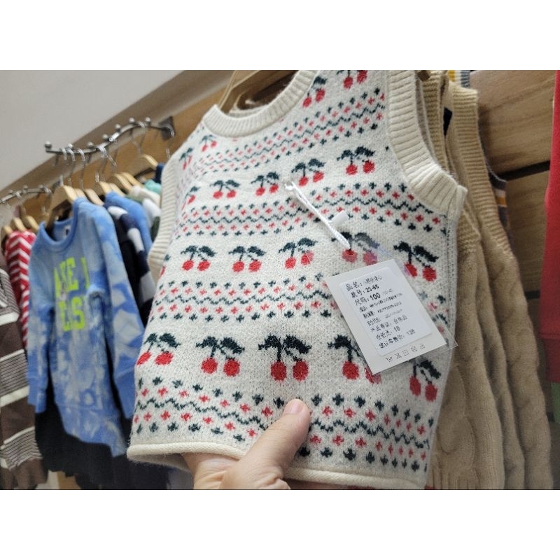 Áo gile len nhiều mẫu