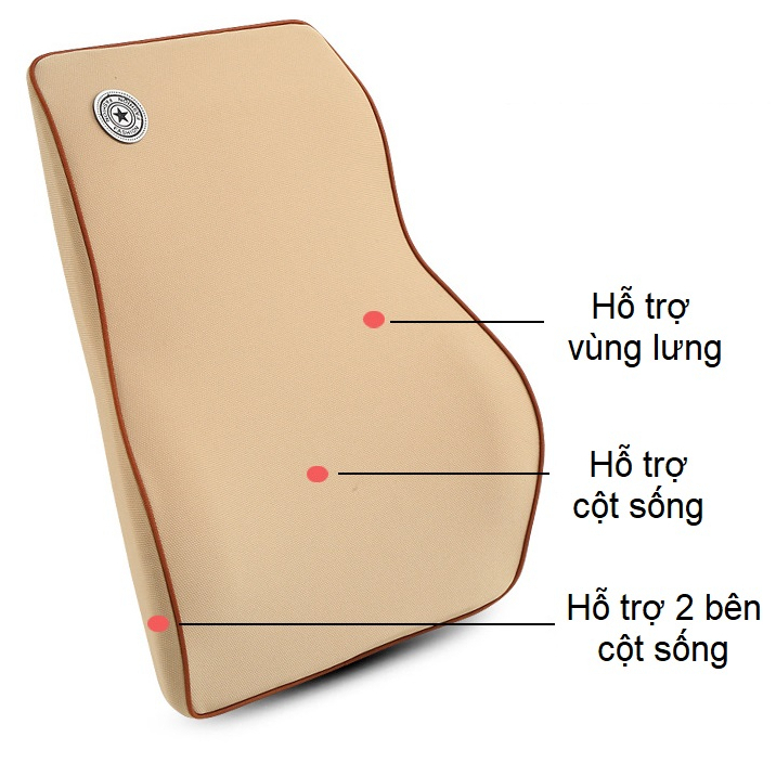 Gối tựa đầu tựa lưng ô tô xe hơi cao su non cao cấp siêu đàn hồi Futurecar giúp đỡ mỏi vai gáy cho lái xe đường dài