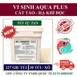 Aqua plus vi sinh mỹ 227g - làm sạch và trong nước hồ nuôi cá koi - nuôi tôm - vi sinh mỹ túi tự tan #1 gói