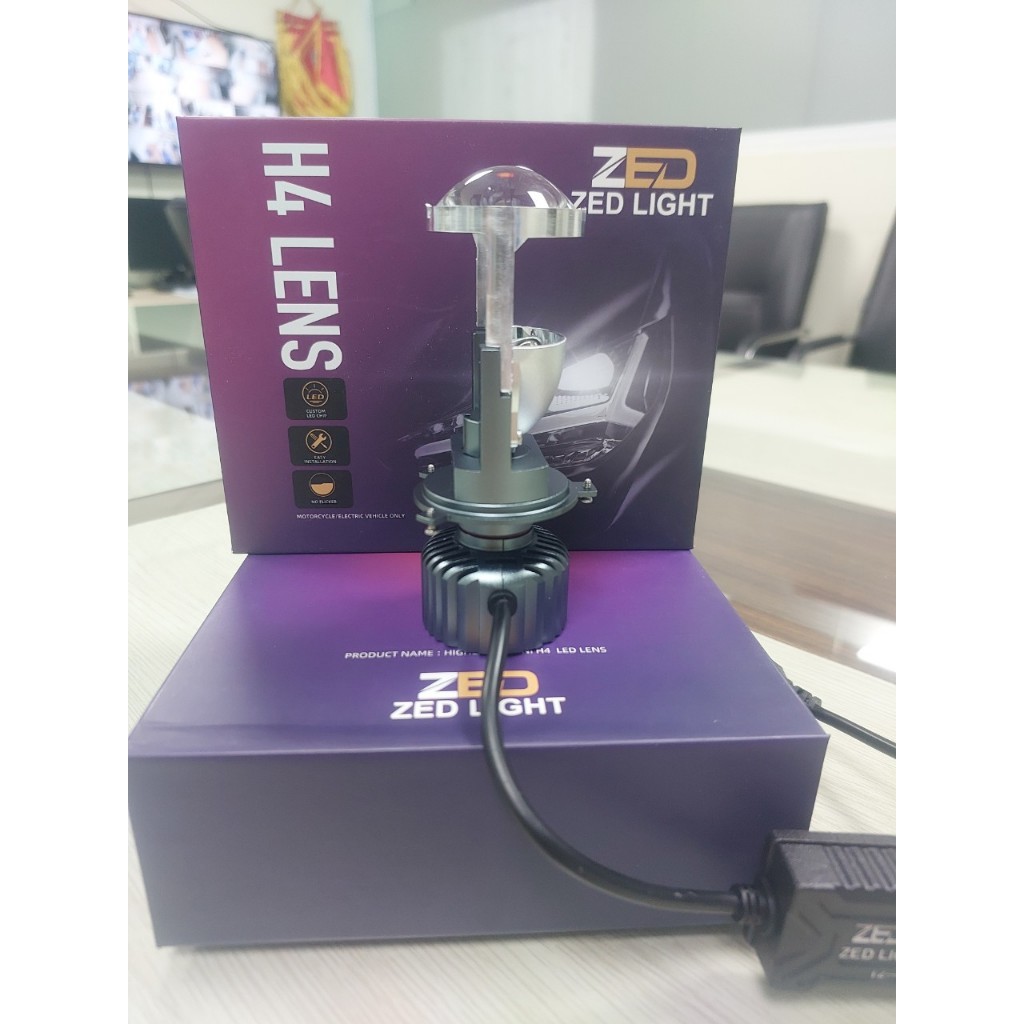 Đèn pha led bi cầu mini T40 Zedlight chân H4 công suất 60W chống chói mẫu mới nhất